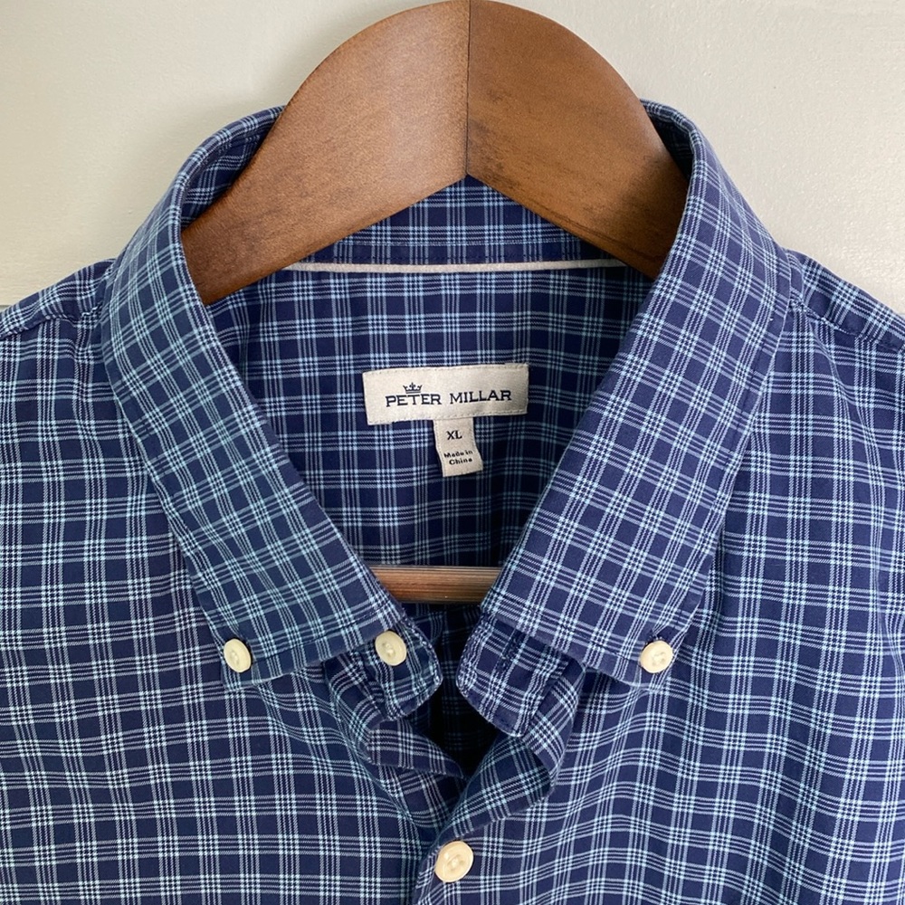 Peter Millar sport dress shirt. XL. EUC!